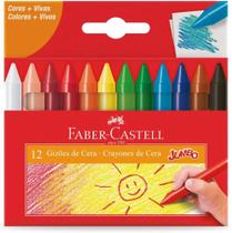 Gizão de Cera Faber-Castell - 12 Cores Gizão de Cera Faber-Castell - 12 Cores