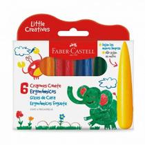 Gizão de cera Little Creatives Foguete com 6 cores 121718 - Faber-Castell