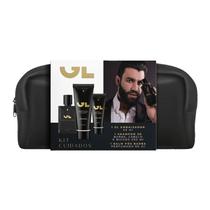 Gl embaixador coffret kit perfume 50ml+shampoo 3d 200ml+balm 60ml+necessèrie - Gusttavo Lima