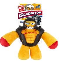Gladiador Com Armadura De Borracha & Squeaker Gladiator M