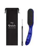 Glass Foot Lixe Orgie Beyond The Cream Veins Grain Blue