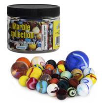 Glass Marbles My Toy House com recipientes portáteis variados
