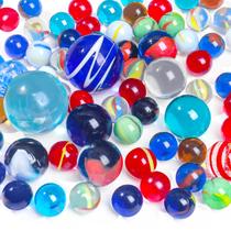 Glass Marbles Shindel 85 unidades para crianças com designs variados Glass Marbles Shindel 85 unidades para crianças com designs variados