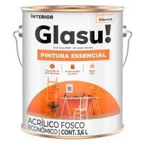 Glasu Pintura Essencial Acrilico Fosco Economico 3,6L - Suvinil Glasu Pintura Essencial Acrilico Fosco Economico 3,6L - Suvinil