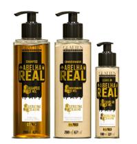 Glatten Abelha Real Shampoo e Condicionador e Leave-in