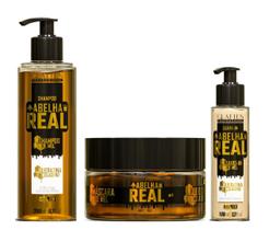 Glatten Abelha Real Shampoo e Máscara e Leave-in