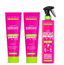 Glatten Acidificante Shampoo e Condicionador e Fluído Glatten Acidificante Shampoo e Condicionador e Fluído