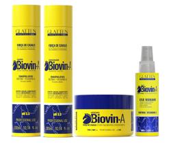 Glatten Biovin Shampoo e Condicionador e Máscara e Tônico