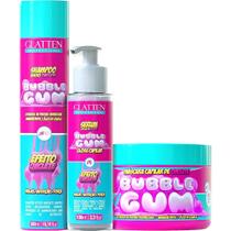 Glatten Bubble Gum - Kit Efeito Chiclete Trio (3 Produtos)