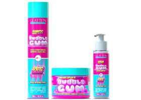 Glatten Bubble Gum Shampoo e Máscara e Sérum