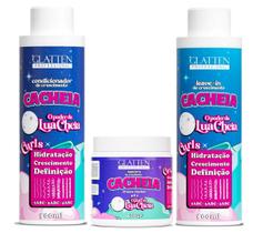 Glatten Cacheia Condicionador e Máscara e Leave-in