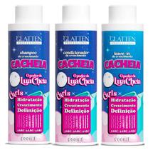 Glatten Cacheia Shampoo e Condicionador e Leave-in