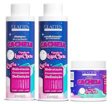 Glatten Cacheia Shampoo e Condicionador e Máscara