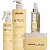 Glatten Extraordinary Oils & Blend - Kit Óleos de Nutrição Intensa Sérum (4 Produtos)