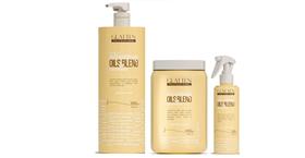 Glatten Extraordinary Oils & Blend Shampoo 1 L e Máscara 1 KG e Leave-in
