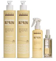 Glatten Extraordinary Oils & Blend Shampoo e Condicionador e Leave-in e Sérum