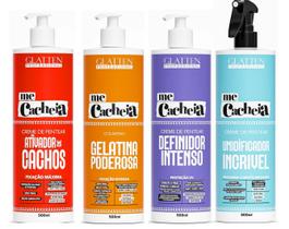 Glatten Me Cacheia Ativador de Cachos e Gelatina e Definidor e Umidificador