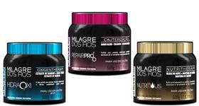 Glatten Milagre dos Fios Hidra Oxi Máscara e Repair Pró Máscara e Nutritious Máscara Glatten Milagre dos Fios Hidra Oxi Máscara e Repair Pró Máscara e Nutritious Máscara