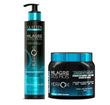 Glatten Milagre dos Fios Hidra Oxi Shampoo e Máscara Glatten Milagre dos Fios Hidra Oxi Shampoo e Máscara