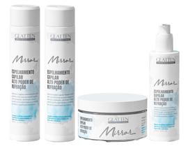 Glatten Mirror Shampoo e Condicionador e Máscara e Leave-in
