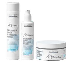 Glatten Mirror Shampoo e Máscara e Leave-in
