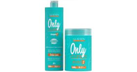 Glatten Only Curls Shampoo e Máscara