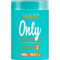 Glatten Professional Only Curls - Máscara Cachos Hidronutrição 1kg
