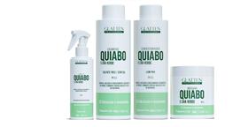 Glatten Quiabo e Chá Verde Shampoo e Condicionador e Máscara e Leave-in Glatten Quiabo e Chá Verde Shampoo e Condicionador e Máscara e Leave-in