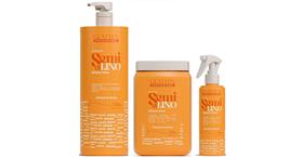 Glatten Semi di Lino Shampoo 1 L e Máscara 1 KG e Leave-in