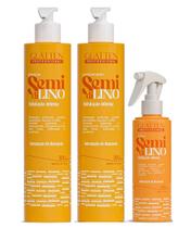 Glatten Semi Di Lino Shampoo e Condicionador e Leave-in