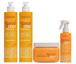 Glatten Semi Di Lino Shampoo e Condicionador e Máscara e Leave-in