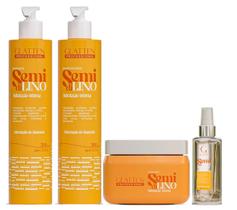Glatten Semi Di Lino Shampoo e Condicionador e Máscara e Sérum