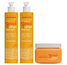 Glatten Semi Di Lino Shampoo e Condicionador e Máscara