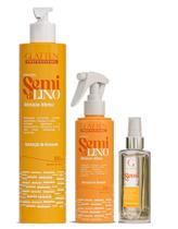 Glatten Semi Di Lino Shampoo e Leave-in e Sérum