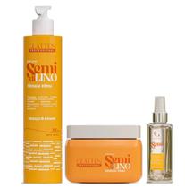 Glatten Semi Di Lino Shampoo e Máscara e Sérum