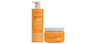 Glatten Semi di Lino Shampoo e Máscara