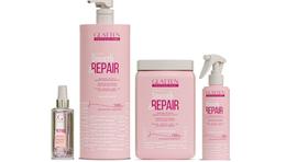 Glatten Smooth & Repair Shampoo 1 L e Máscara 1 KG e Leave-in e Sérum