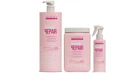 Glatten Smooth & Repair Shampoo 1 L e Máscara 1 KG e Leave-in