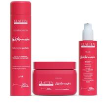 Glatten Watermelon Condicionador e Máscara e Leave-in