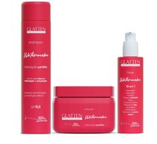 Glatten Watermelon Shampoo e Máscara e Leave-in