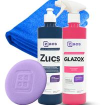 Glazox Selador Pintura Automotiva Brilho Zucs Restaurador de Plasticos Zacs Glazox Selador Pintura Automotiva Brilho Zucs Restaurador de Plasticos Zacs