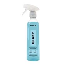 Glazy 500ml limpa vidros 4 em 1 limpa protege condiciona com redutor de riscos glazy vonixx