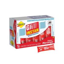 Gli-instan Glicose Instantânea Lowçucar Morango 5x15g