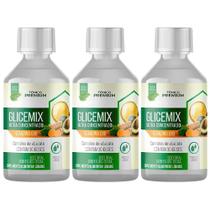 Glicemix - Suplemento Alimentar Liquido - Kit com 3 Frascos de 150ml - Original