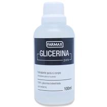Glicerina pura hidratante para o corpo com 100ml - FARMAX