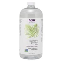 Glicerina vegetal NOW Solutions 100% pura 946 ml para cuidados com a pele