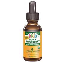 Glicerita de sabugueiro preto infantil 1 fl oz da Herb Pharm (pacote com 4)