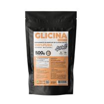 Glicina em pó 500g - 100% Pura - Suplemento Aminoácido - 4well