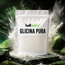 Glicina Pura 100g BellNutry Alimentos Alta Pureza com Laudo Glicina Pura 100g BellNutry Alimentos Alta Pureza com Laudo