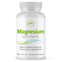 Glicinato de magnésio SFH 183 mg altamente absorvível 90 cápsulas Glicinato de magnésio SFH 183 mg altamente absorvível 90 cápsulas